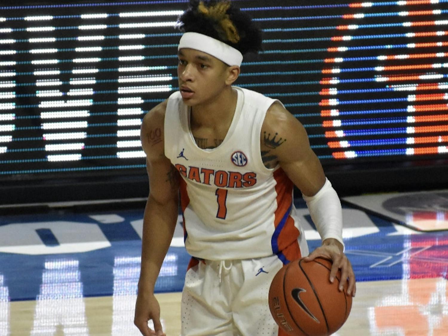 Florida's Tre Mann, who led the Gators with 16.0 points per game in 2020-21, was drafted by the Oklahoma City Thunder 18th overall in Thursday's NBA Draft.