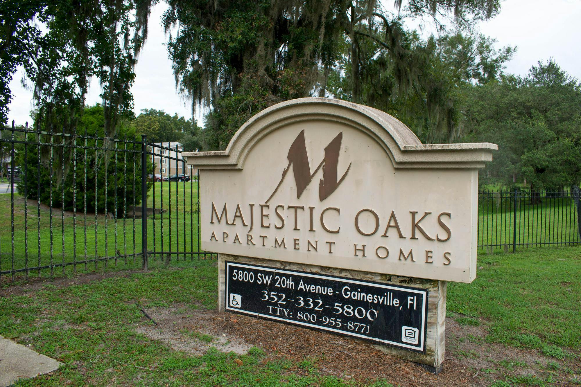 Majestic Oaks Apartments on Southwest 20th Avenue, Wednesday, Oct. 7, 2026, in Gainesville, Fla.