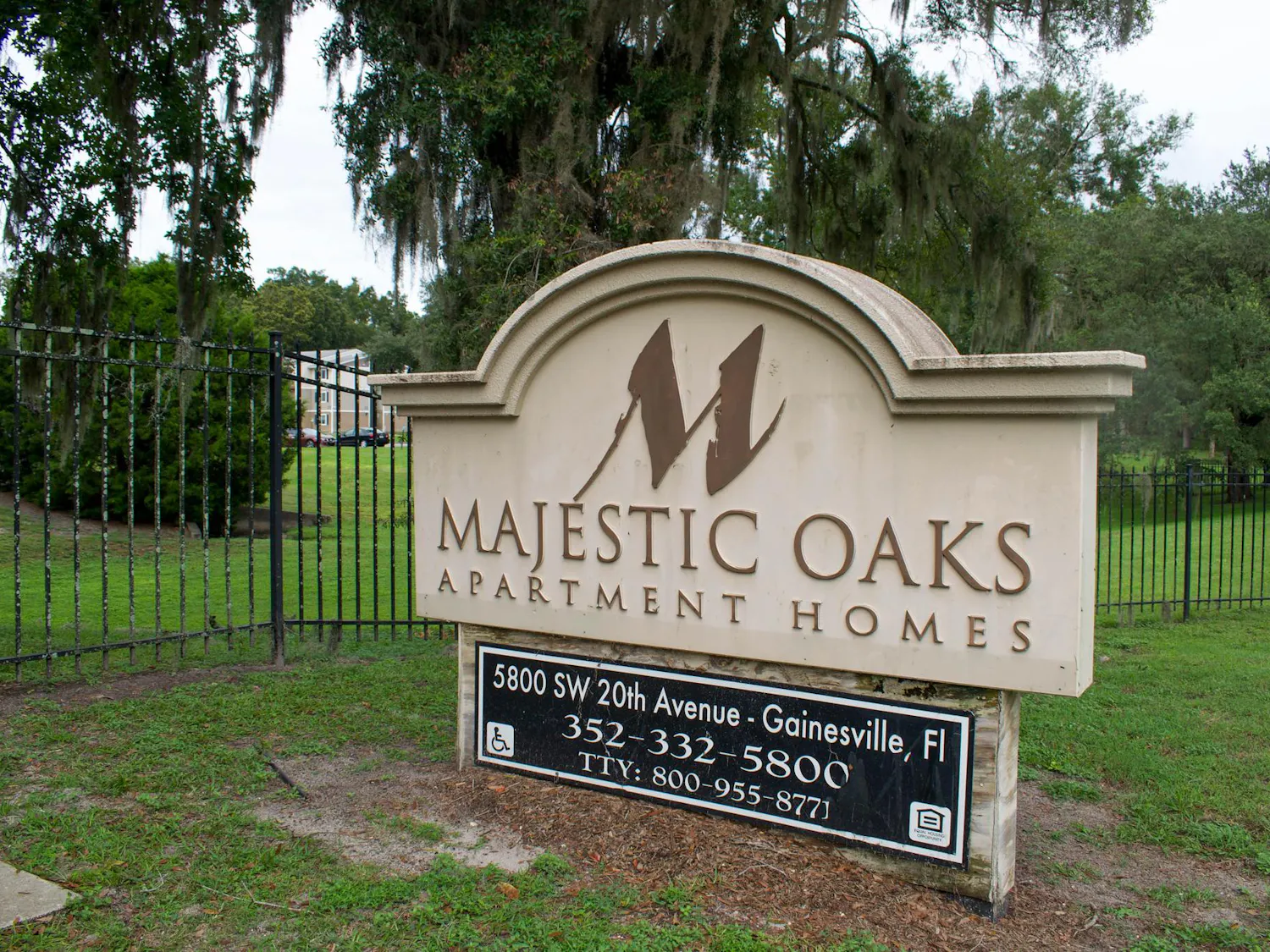 Majestic Oaks Apartments on Southwest 20th Avenue, Wednesday, Oct. 7, 2026, in Gainesville, Fla.