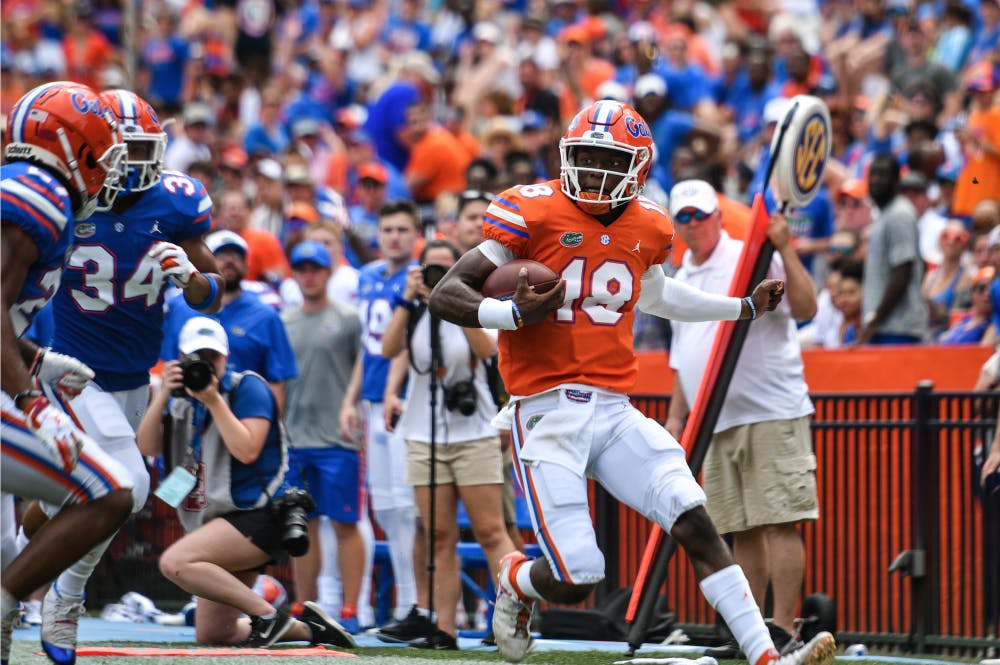 UF freshman quarterback Jalon Jones was accused of two instances of sexual battery on April 6 according to two University Police reports. Charges were not pressed for either incident.