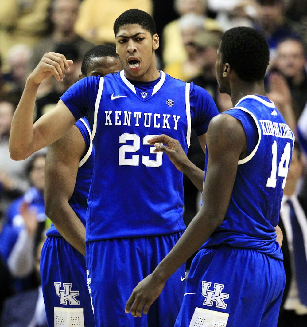 <p>Led by Naismith Award candidate Anthony Davis (left) and Michael Kidd-Gilchrist (right), Kentucky brings the No. 1 team in the nation into Gainesville on Sunday for a matchup with No. 16 Florida.</p>