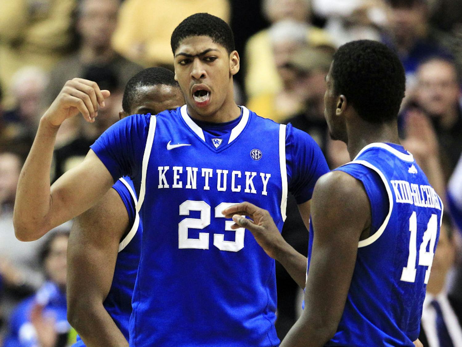 Led by Naismith Award candidate Anthony Davis (left) and Michael Kidd-Gilchrist (right), Kentucky brings the No. 1 team in the nation into Gainesville on Sunday for a matchup with No. 16 Florida.