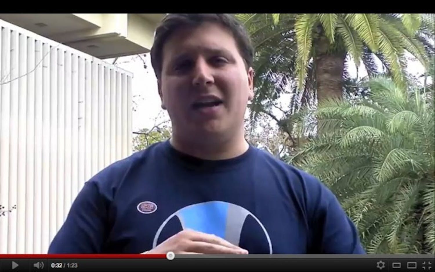 Tj Villamil, presidential candidate for the Unite Party, speaks in a YouTube video posted Tuesday afternoon.