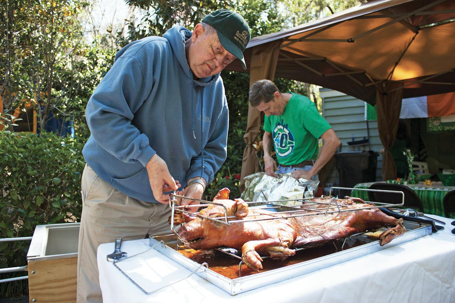 Jim Ferrer, the former assistant vice president of finance and planning at UF, hosted a St. Patrick’s Day party Saturday at his house to celebrate the holiday for the past five or six years.
 
 