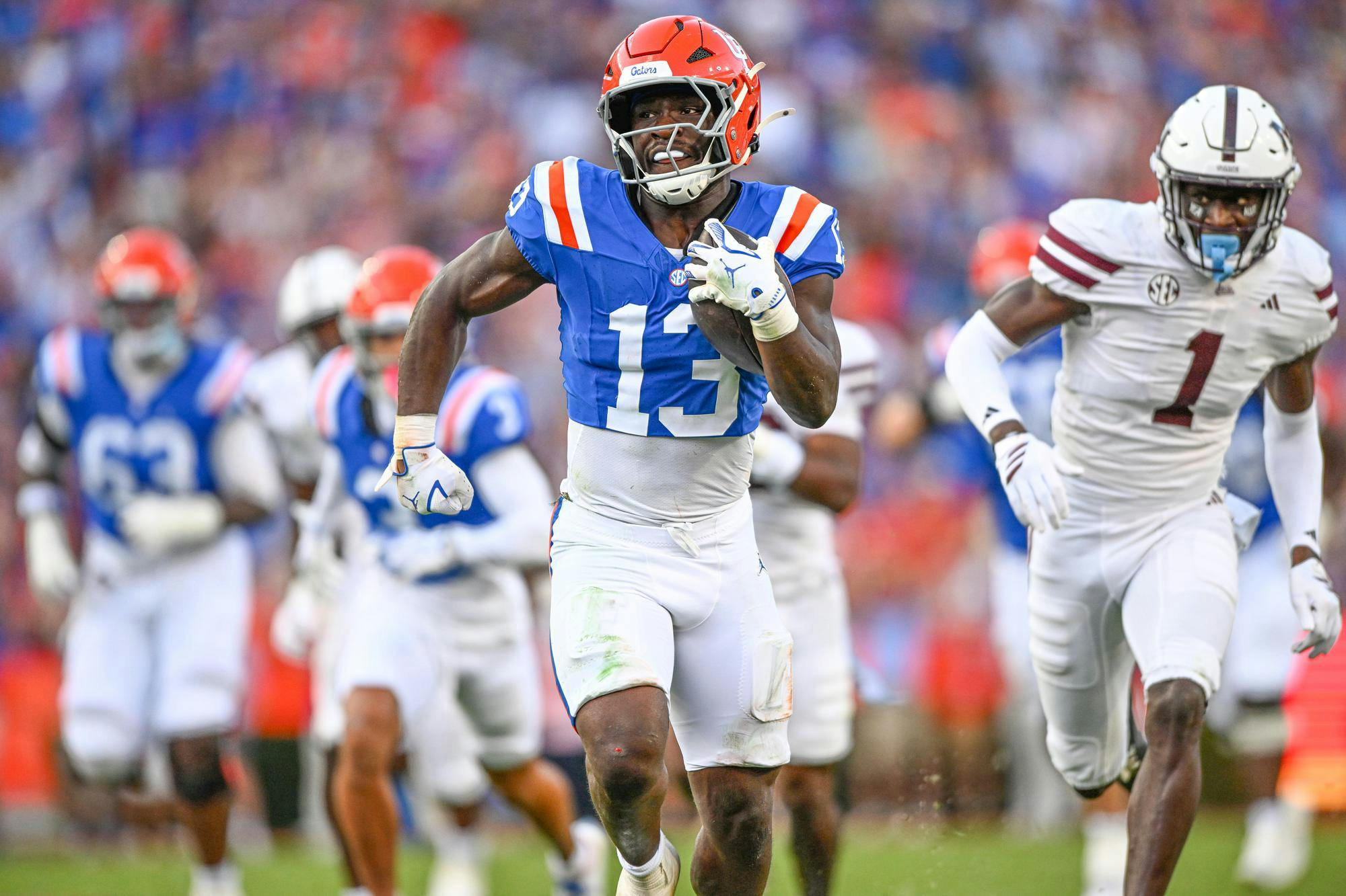 Florida Gators running back Jadan Baugh became the Gator to eclipse 1,000 rushing yards since 2015. 