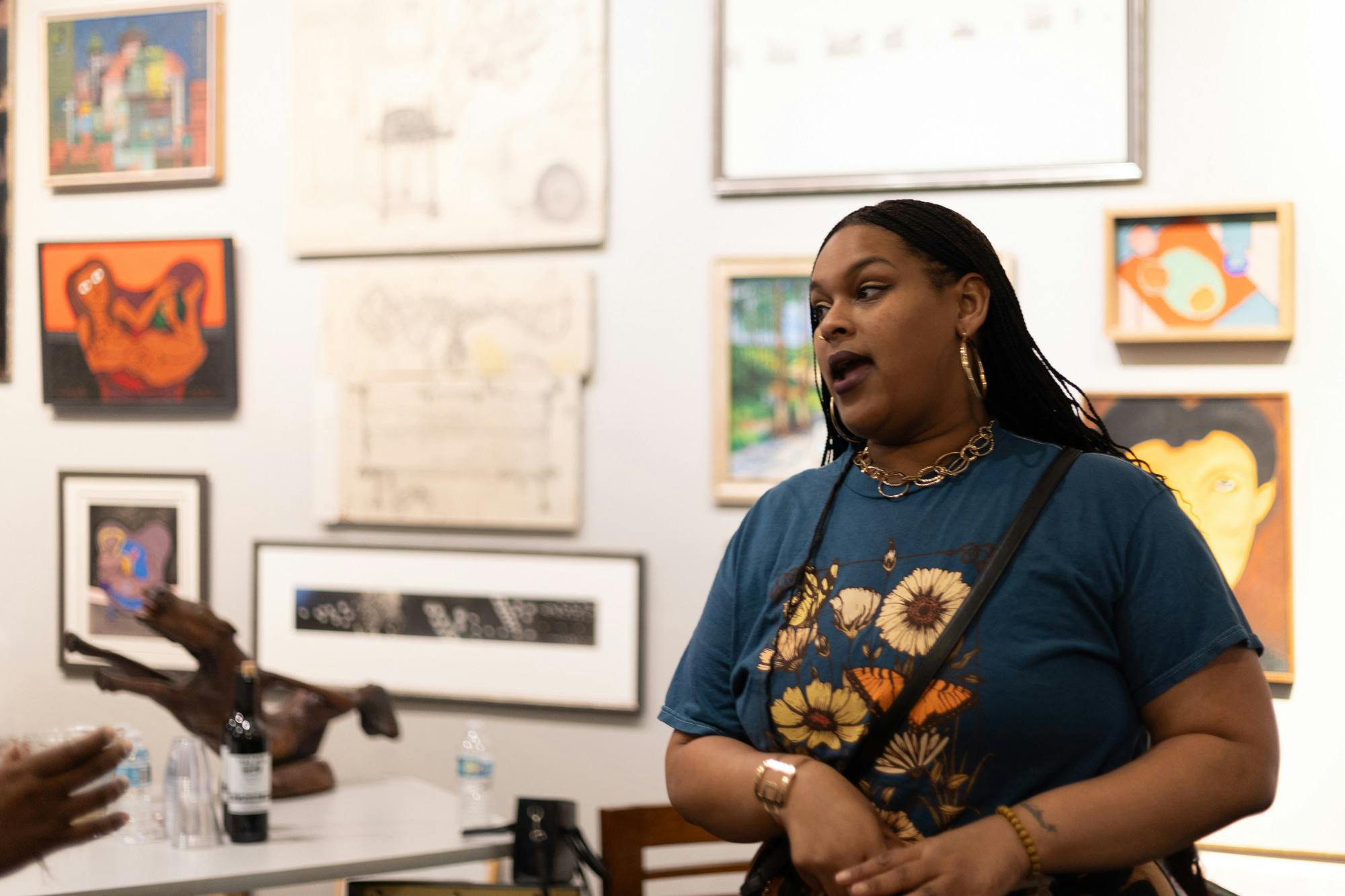 Bella Rootz pictured at the Hector Gallery on Saturday, Feb. 24, 2024.