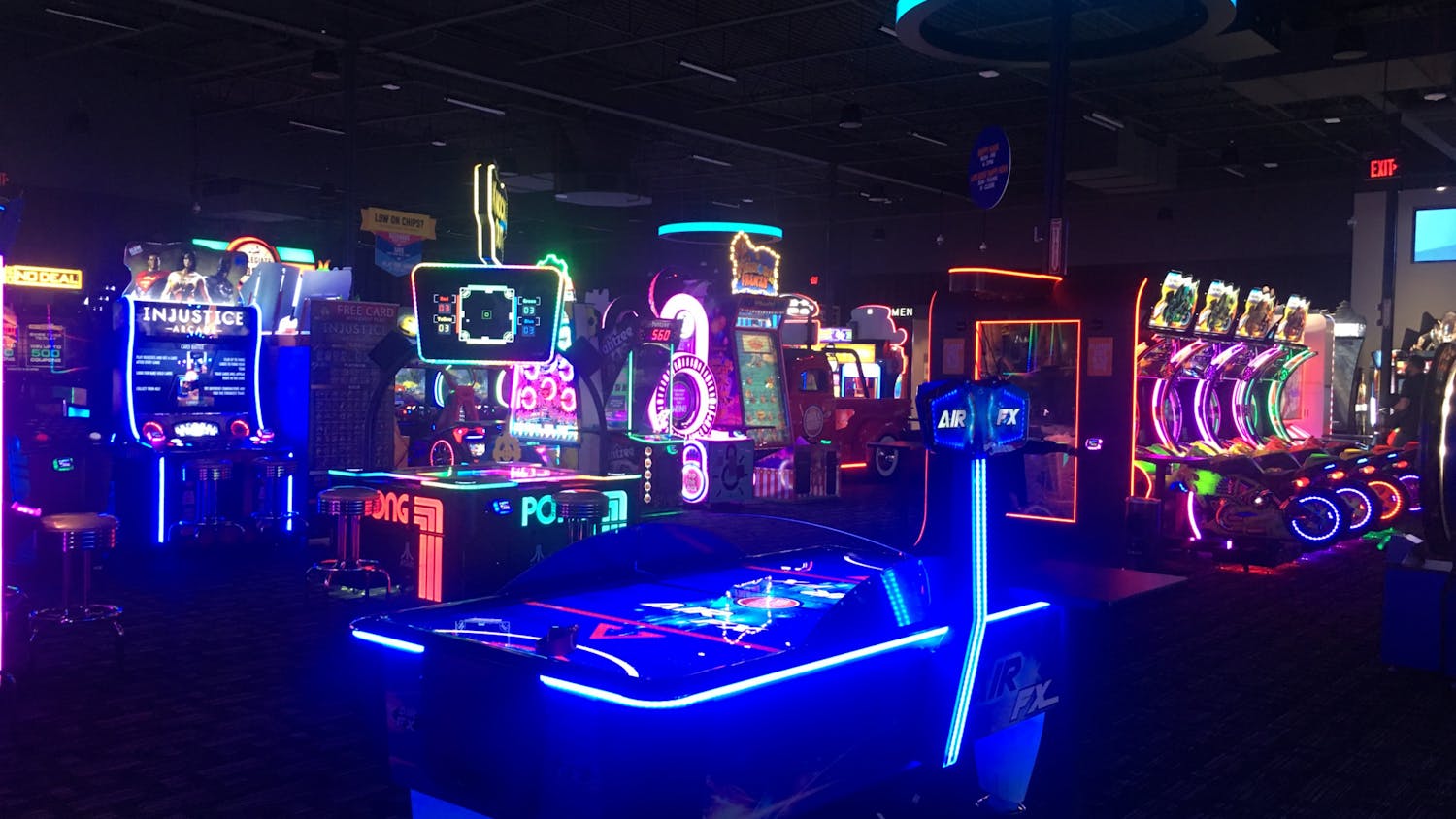 The Dave & Buster’s “Million-Dollar Midway” features a number of classic arcade games.