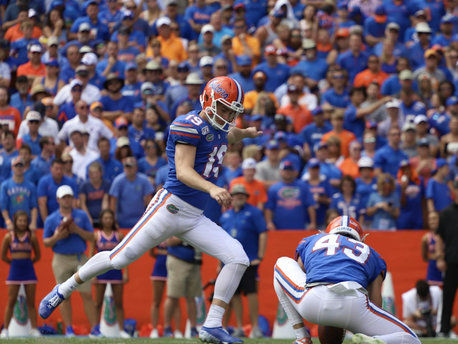 Gators kicker Evan McPherson said that holidays away from home is one of the sacrifices he makes to play Division I football at UF.