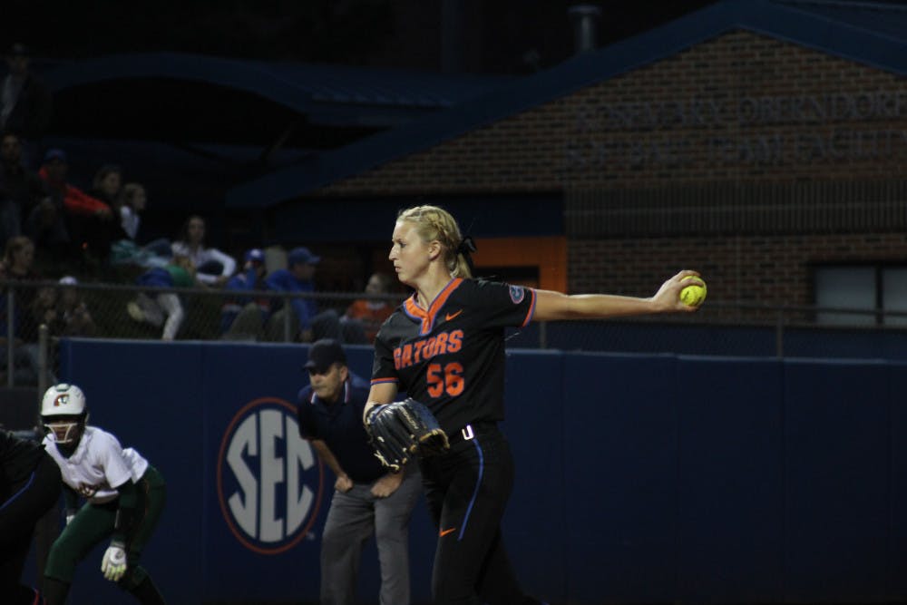 <p dir="ltr"><span>Sophomore Katie Chronister will see time in the circle today during UF’s doubleheader against Oakland, according to coach Tim Walton.</span></p><p><span> </span></p>