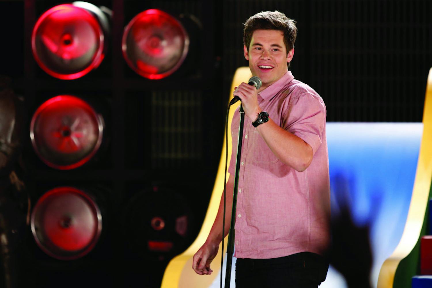 Adam Devine’s new Comedy Central series, “Adam Devine’s House Party,” airs Thursday at 12:30 a.m. He hosts a stand-up showcase.