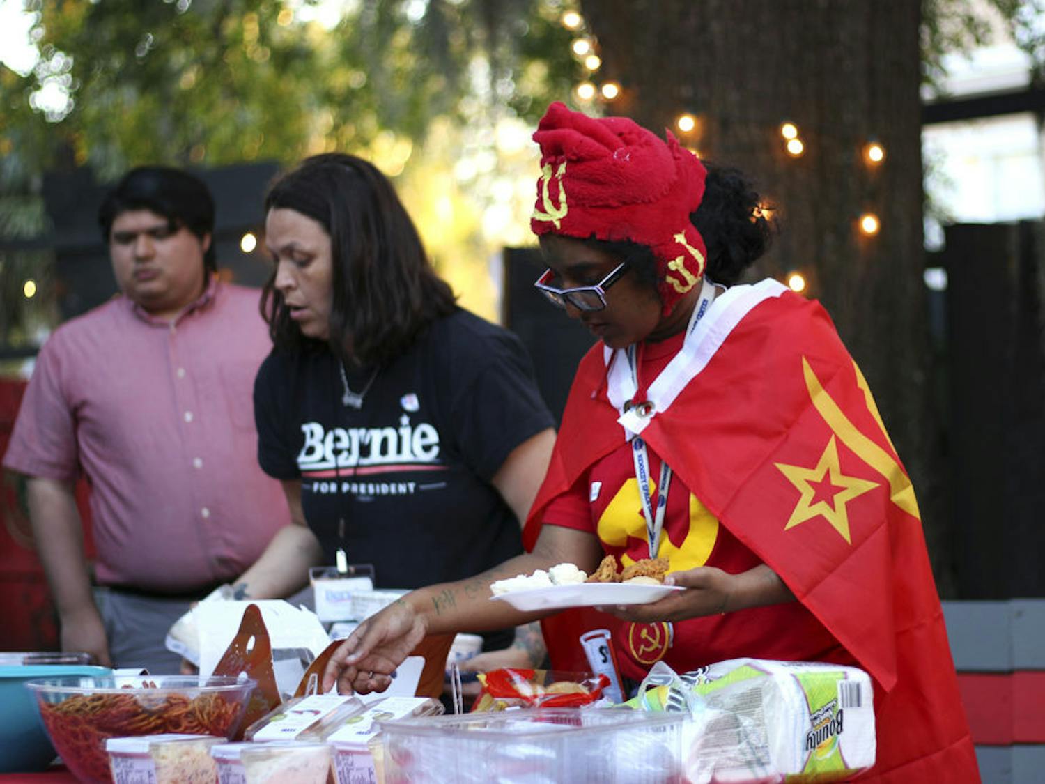 Across Gainesville, residents and students gathered to watch the results of both the local election and the presidential primaries.