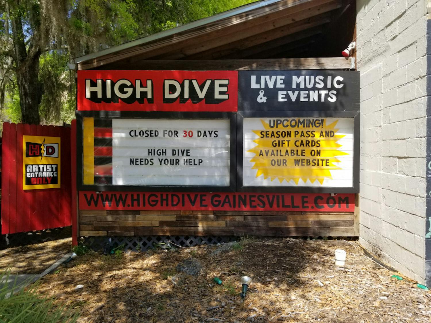 High Dive has launched a GoFundMe page and a Summer 2020 season pass starting at $59 in an effort to offset the strain placed on the venue by the COVID-19 pandemic.