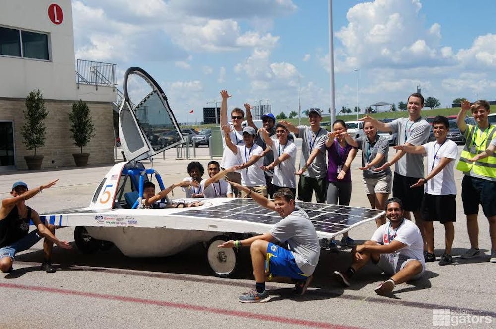 <p dir="ltr">The Solar Gators’ car got onto the competition track just three minutes before the cutoff for the final race. Solar Gators president Ananda Sundararaman said when they were able to scale the first hill on the track, all the universities that helped the team burst into cheers.</p>