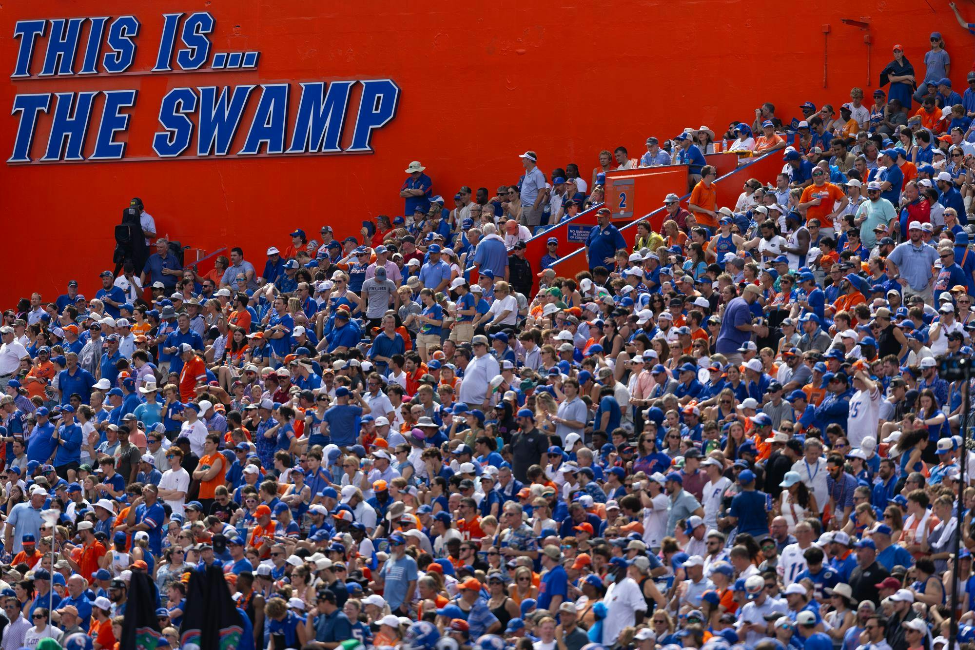 Ben Hill Griffin Stadium during the first half of Florida's matchup against South Carolina, Saturday, Oct. 10, 2026, in Gainesville, Fla.