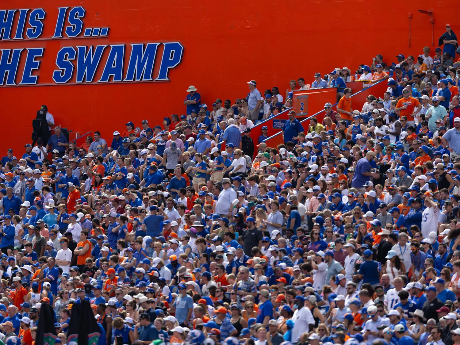 Ben Hill Griffin Stadium during the first half of Florida's matchup against South Carolina, Saturday, Oct. 10, 2026, in Gainesville, Fla.