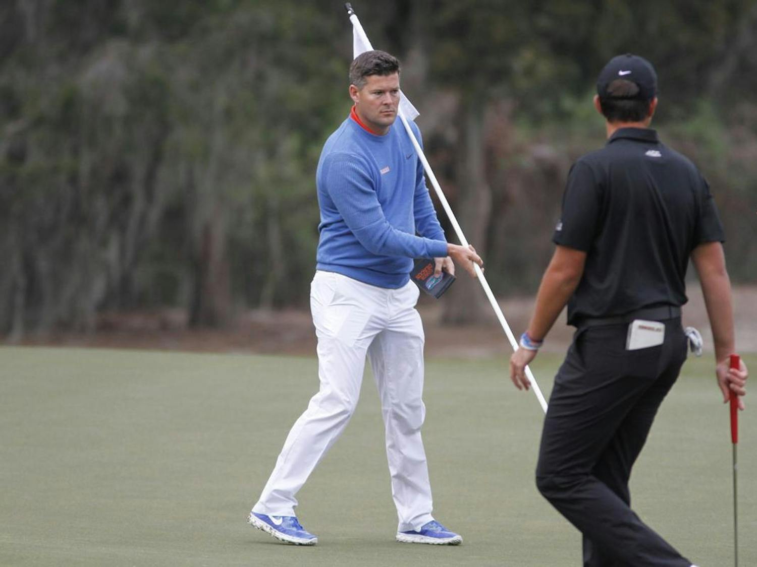 After a sixth place finish last month in Statesboro, Georgia, UF coach JC Deacon expressed his lukewarm feelings on his team's performance. “I think we’re doing OK, but I think our best golf is yet to come," he said.
