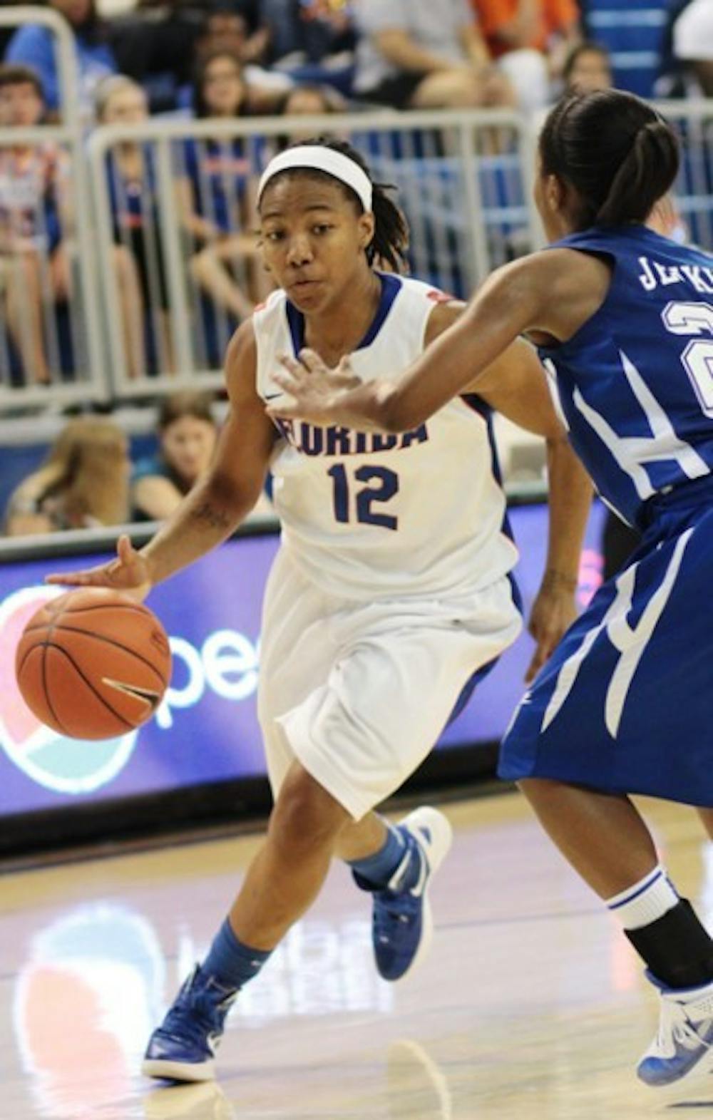 <p>Senior guard Deana Allen is averaging 8.1 points, 2.1 assists, 5.9 rebounds and 2.6 steals per game off the bench for Florida.</p>