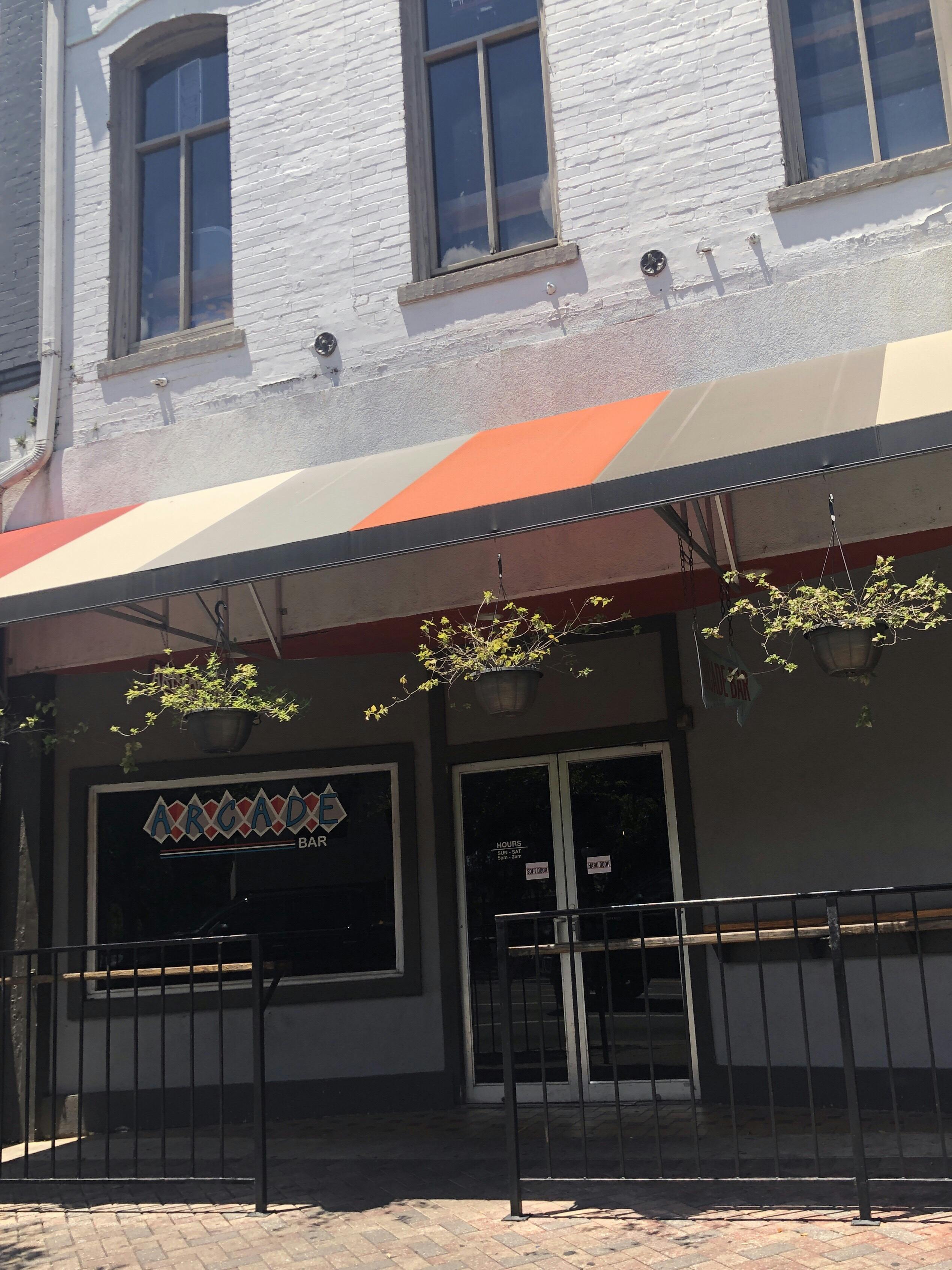 This eclectic bar is located along University Ave. across from the Top.