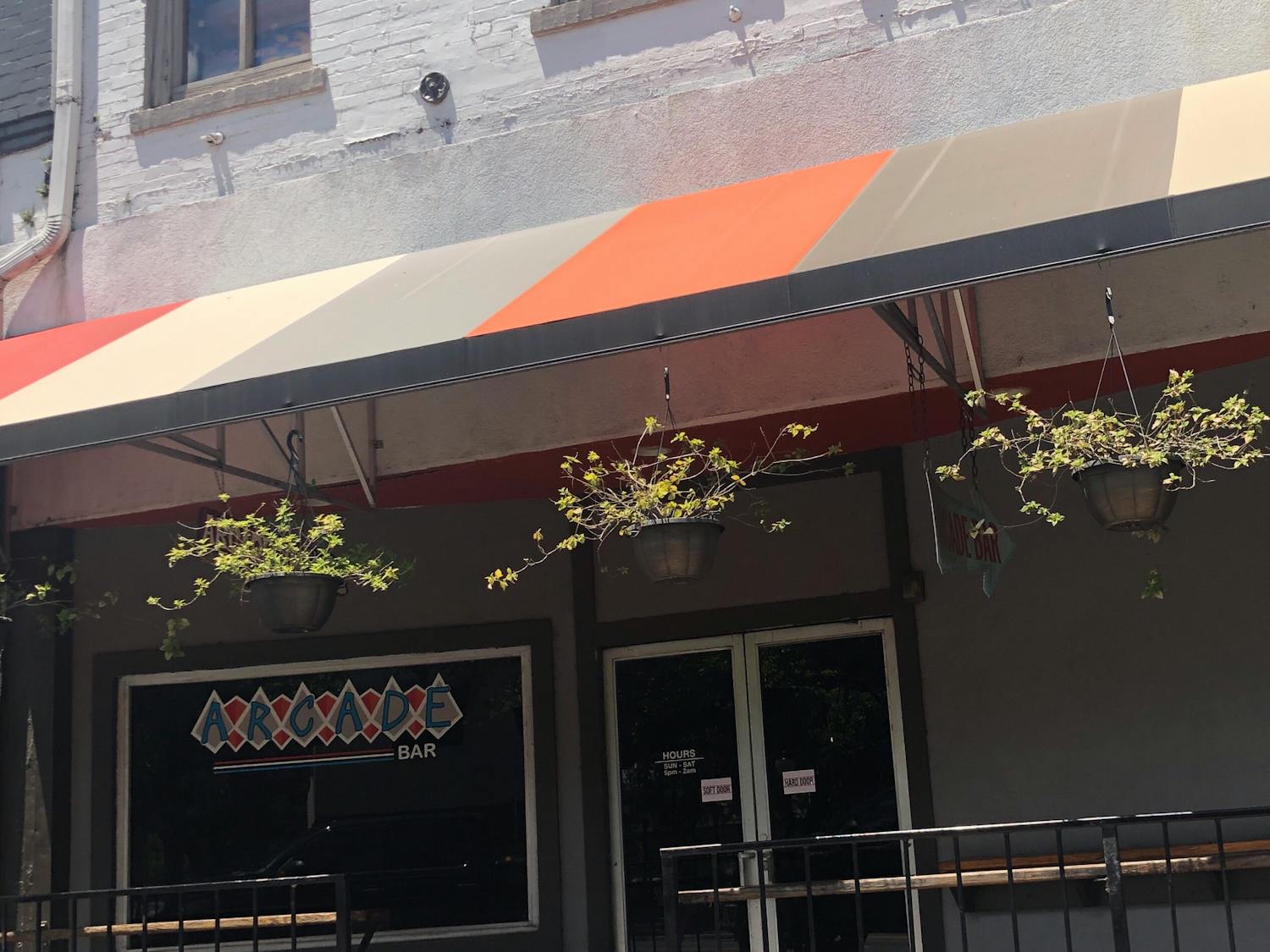 This eclectic bar is located along University Ave. across from the Top.