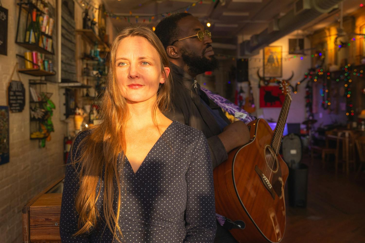 Maggie Clifford (left) and Rayvon Rollins (right) are the two musicians behind Habit Forming, a genre-crossing ﻿and Gainesville-based band.