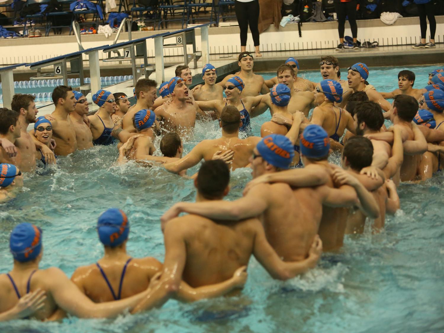 The Florida swimming and diving teams are competing in the Auburn Invitational this weekend after concluding their dual meet seasons against Tennessee on Friday.
