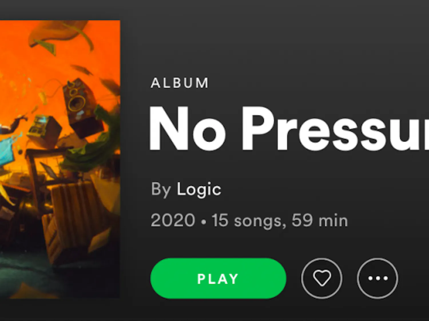 Logic's album "No Pressure" was released July 24.