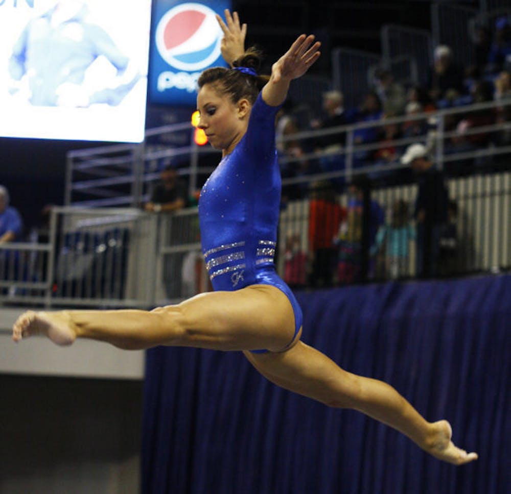 <p><span>Junior Alaina Johnson performs her routine on the balance beam during Florida’s 196.575-190.55 victory against Ball State on Jan. 4 in the O’Connell Center. Johnson competed for the first time since Jan. 18 at the NCAA Regionals on Saturday.</span></p>
<div><span><br /></span></div>