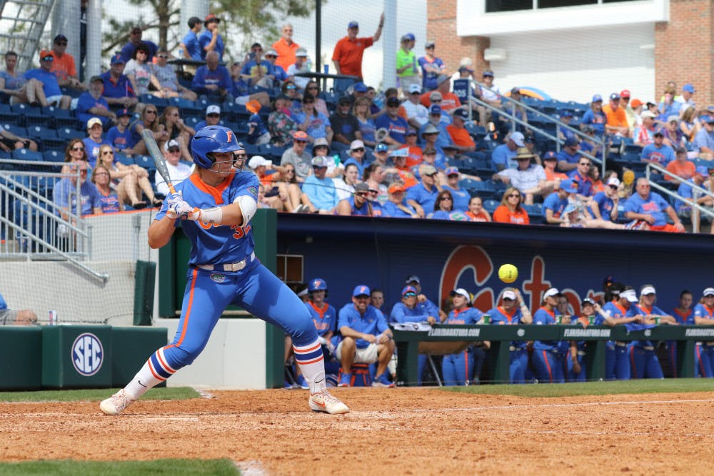 <p dir="ltr"><span>UF catcher Kendyl Lindaman had four home runs and nine RBIs over the weekend in two games against Mercer.</span></p><p><span> </span></p>