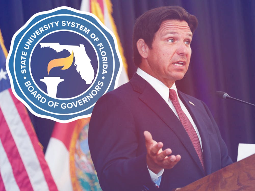 <p>New Board of Governors regulations could give DeSantis more influence over UF’s presidential search, allowing the board to appoint a member to the search committee and requiring all finalists to get BoG approval.</p>