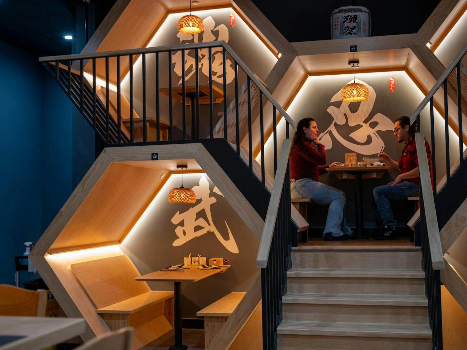 KYURAMEN is the newest restaurant to open in downtown Gainesville, Fla., located at 212 SE 1st Street. Captured Wednesday, Oct. 15, 2025.