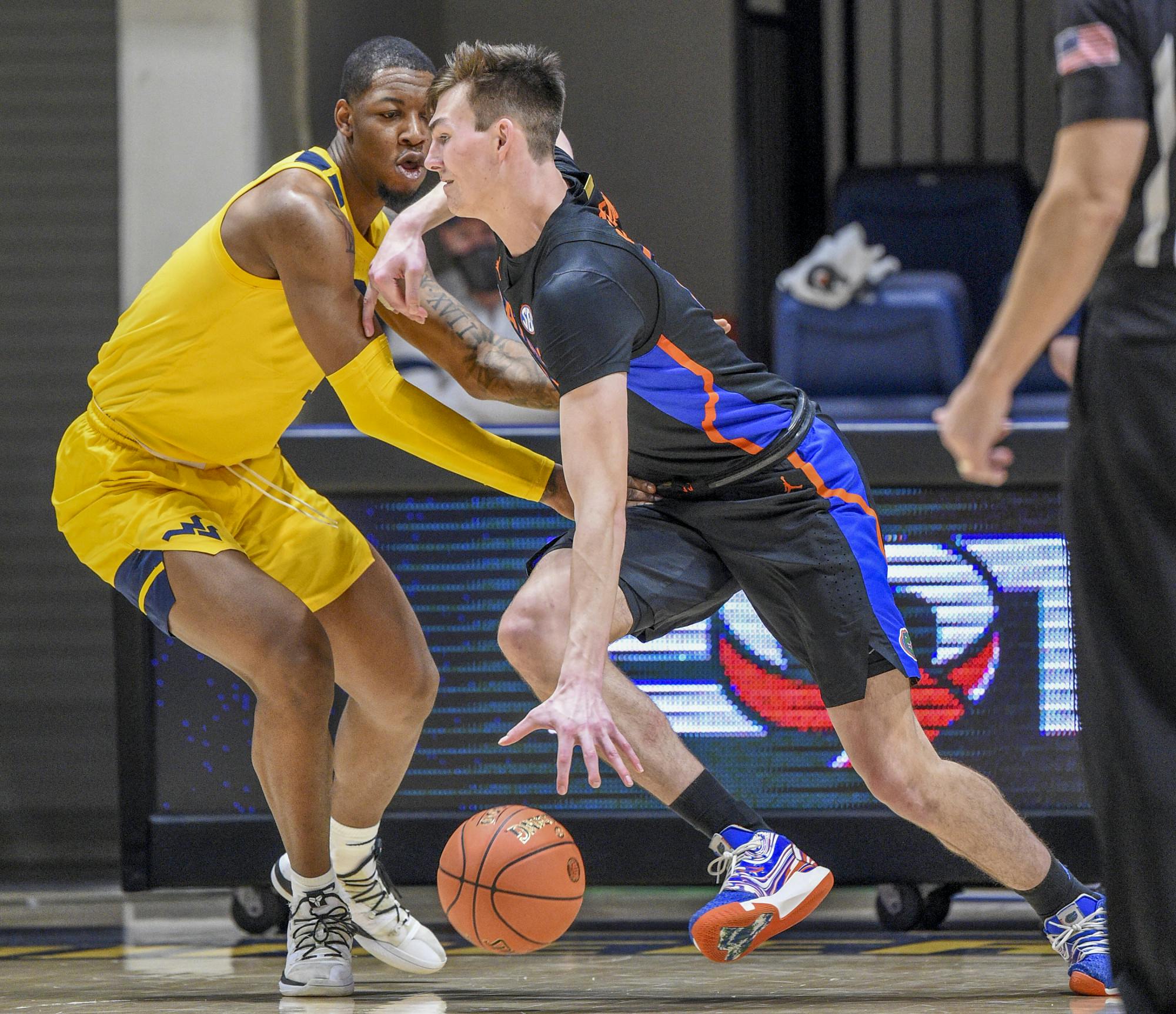 Gators center Colin Castleton scored 21 points Sunday. Photo courtesy of the SEC Media Portal.