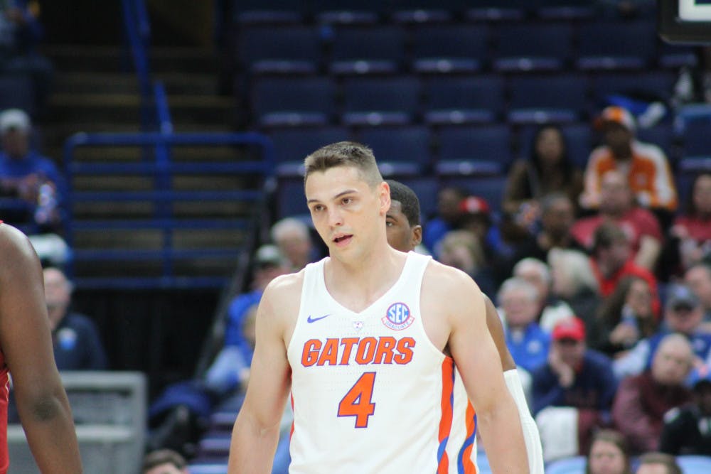 <p>Guard Egor Koulechov ended his only season at Florida as the second-leading scorer with 13.8 points per game. </p>