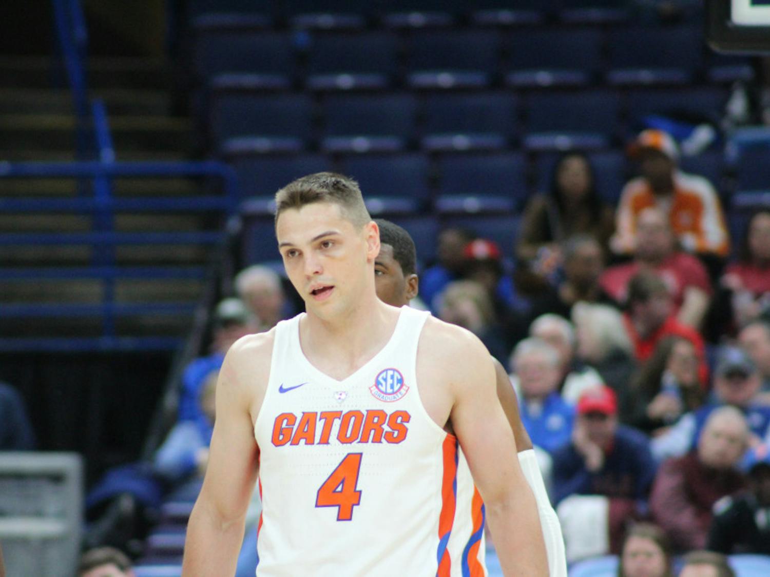 Guard Egor Koulechov ended his only season at Florida as the second-leading scorer with 13.8 points per game. 