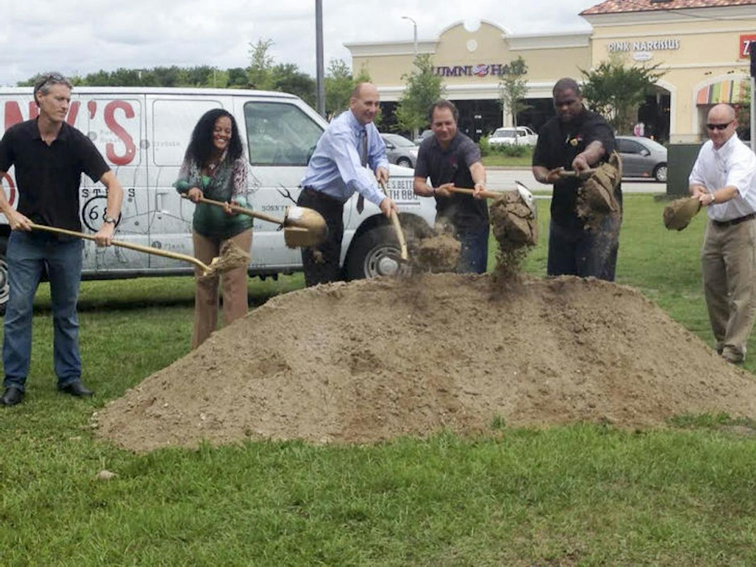 &nbsp;
Proprietors break ground on the new Sonny's Real Pit BBQ prototype that will be built on Archer Road, outside of the current Sonny’s on Friday.
&nbsp;