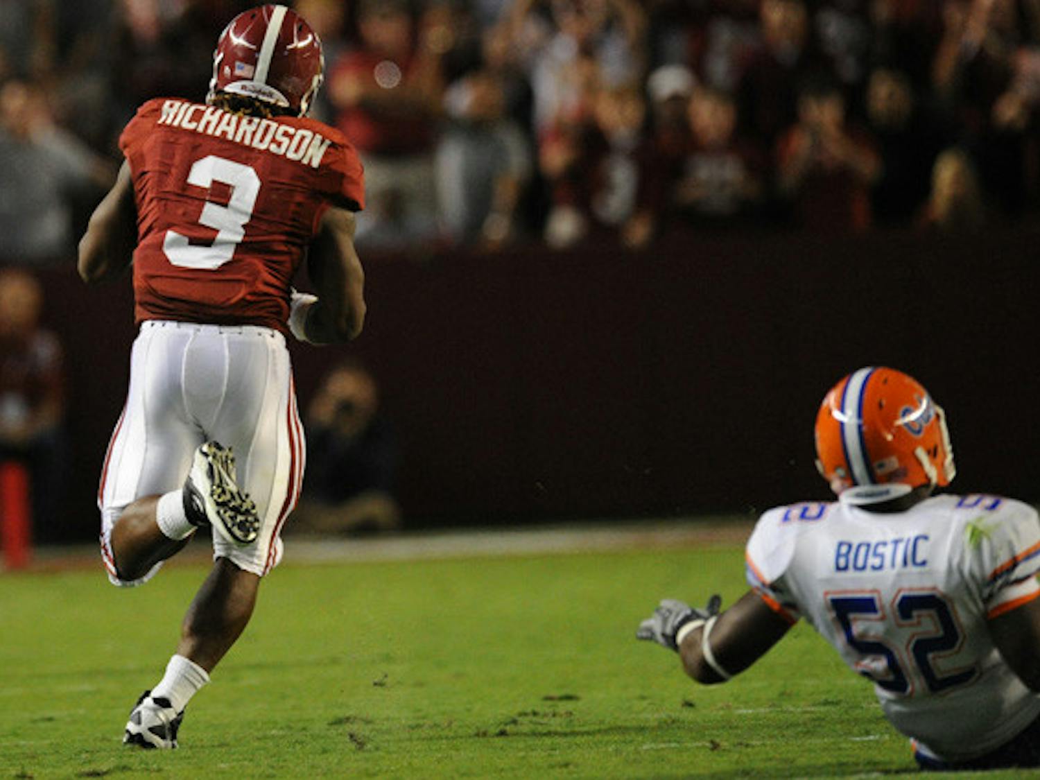 Alabama running back Trent Richardson, who ran for 700 yards on 112 carries last season while splitting time with Mark Ingram, is expected to be one of the conference’s best backs in 2011.