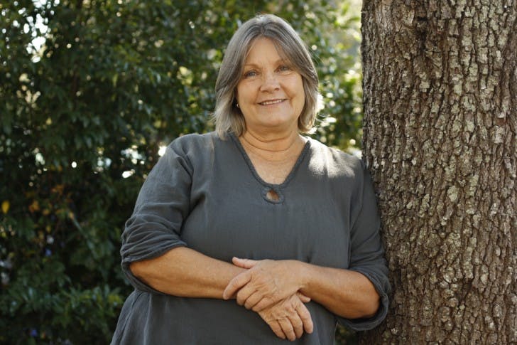 Donna Land, 63, is housemother for the Alpha Tau Omega Fraternity. After her two children moved out of their Gainesville home, she decided to become “mom” to more than 70 men.