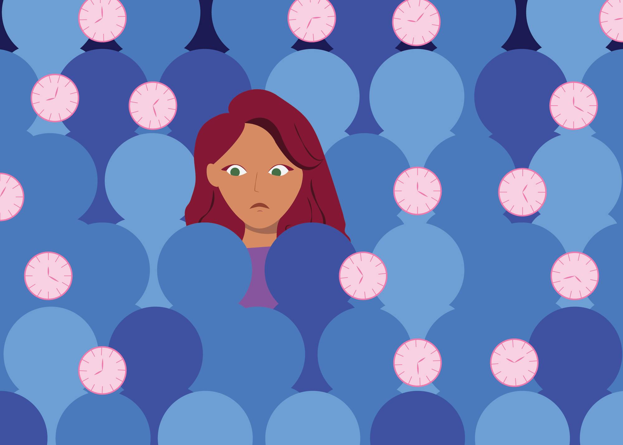 A novel by local author follows the story of a young woman who has the ability to tell when someone has less than 72 hours to live by seeing a pink clock appear above their head.