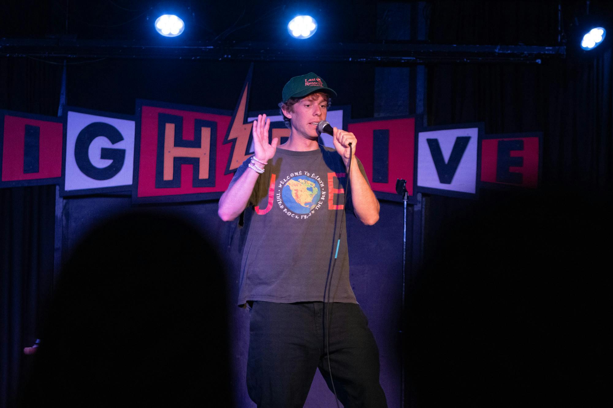 Lucas Zelnic performing at High Dive on Friday, Feb. 23, 2024.