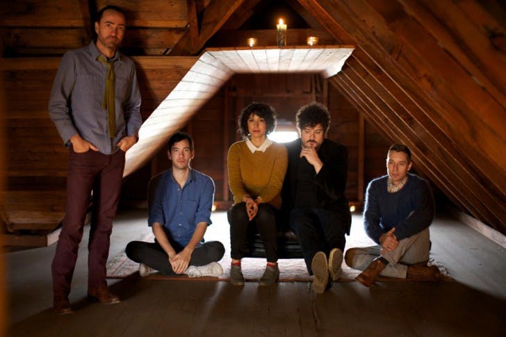 The Shins, comprised of James Mercer, Yuuki Matthews, Jessica Dobson, Joe Plummer and Richard Swift released “Port of Morrow” this week.