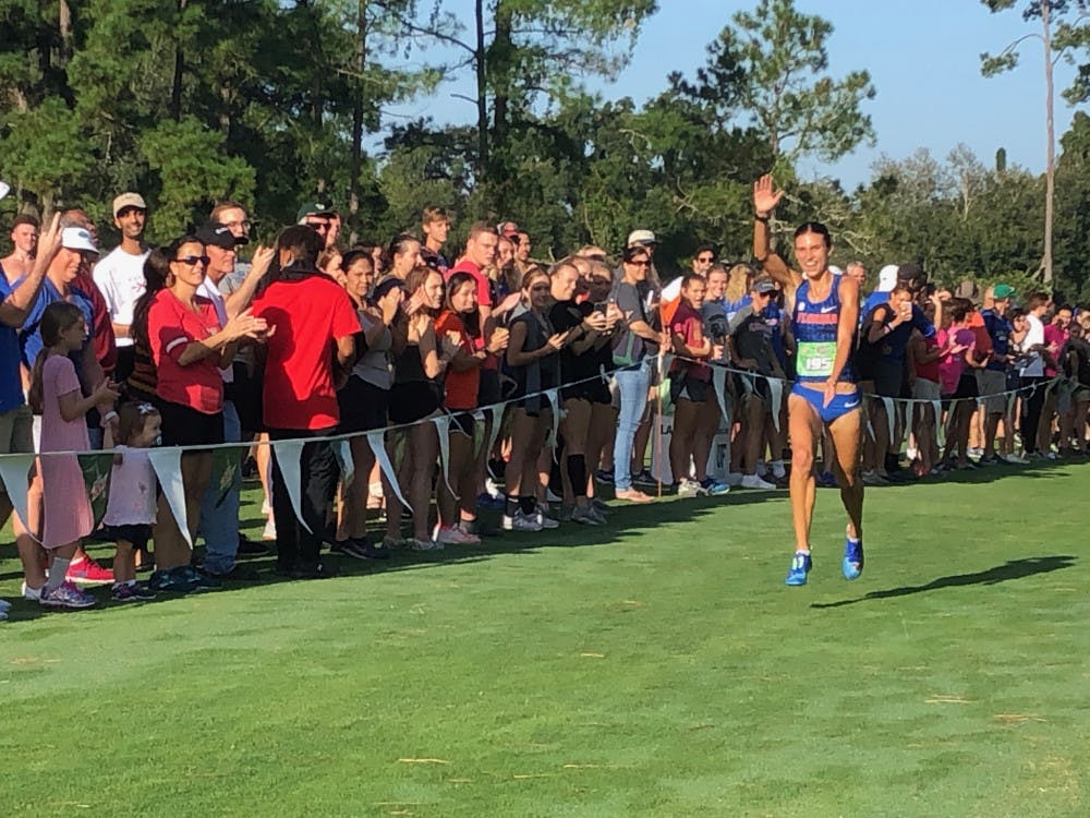 <p><span id="docs-internal-guid-495312ed-7fff-cc04-af35-8ecea35dfd35"><span>Senior Jessica Pascoe finished first in Florida’s last meet at Virginia.</span></span></p>