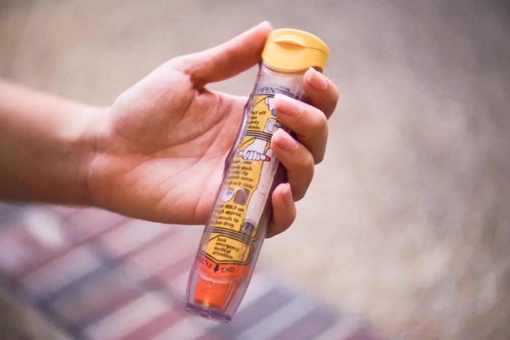 Mylan, the pharmaceutical company that distributes EpiPens (pictured), has been significantly raising prices of the lifesaving medication since 2007.