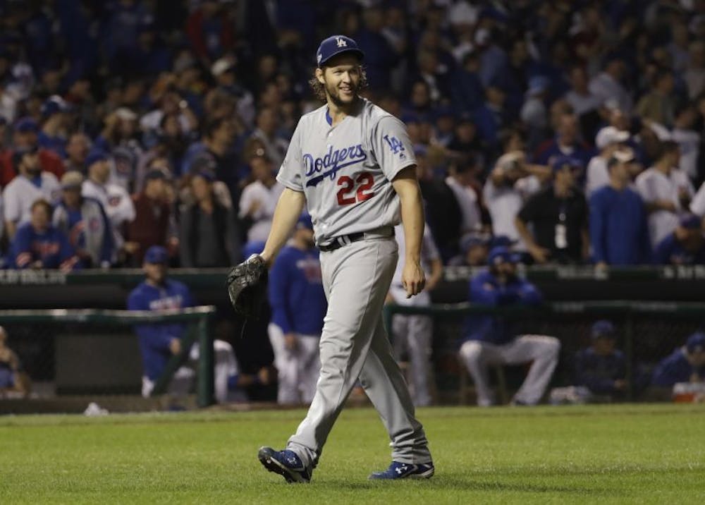 <p>Dodgers ace Clayton Kershaw will help lead the Dodgers on a deep postseason run this fall.</p>