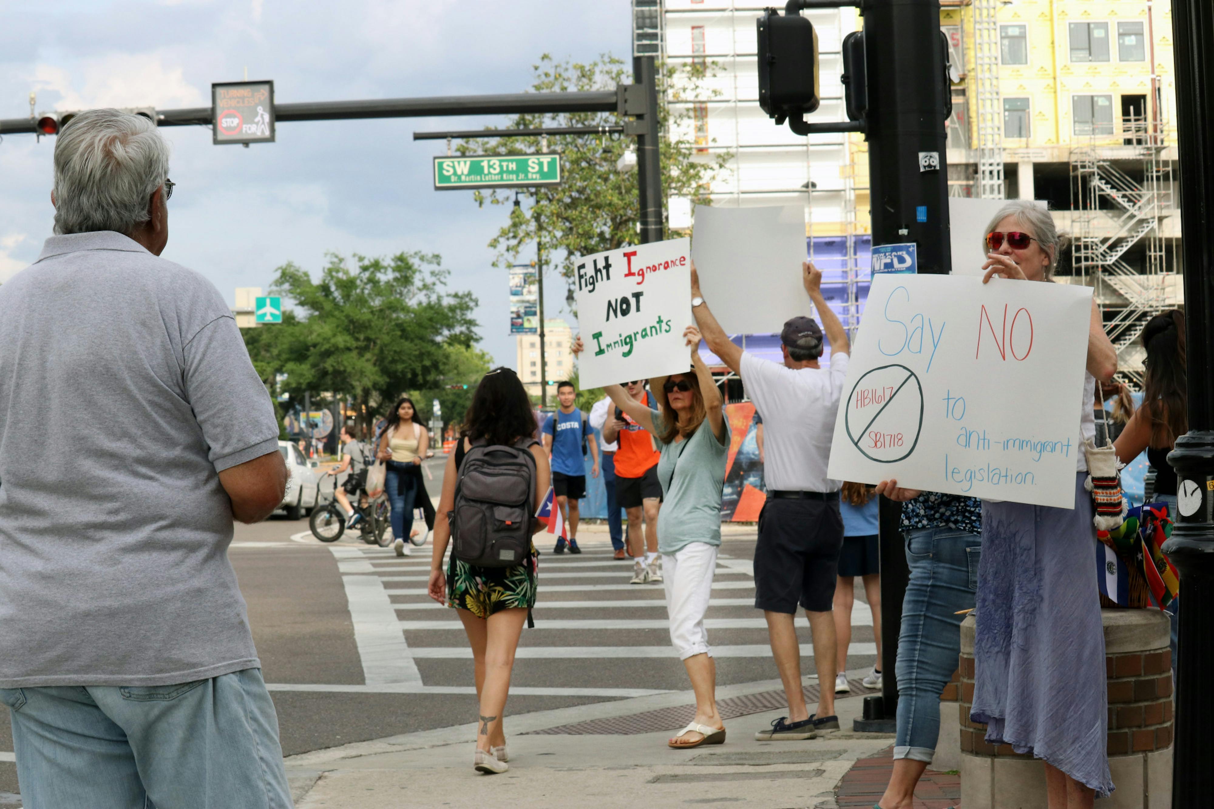 Gainesville immigrant groups protest proposed state legislation - The Independent Florida Alligator - Vimarsana News