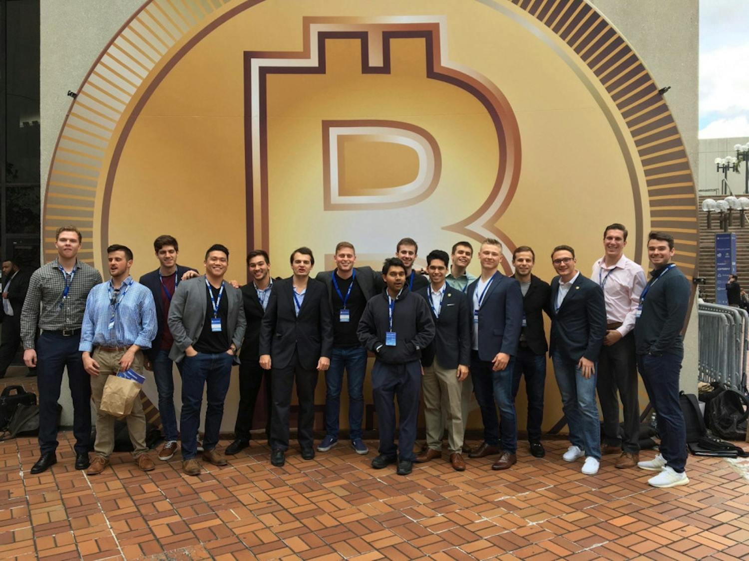 UF’s Bitcoin club attended The North American Bitcoin Conference on Thursday and Friday in South Florida. Some of the memebers later participated in a hackathon, where they won fourth place and .05 bitcoin or about $532.64.