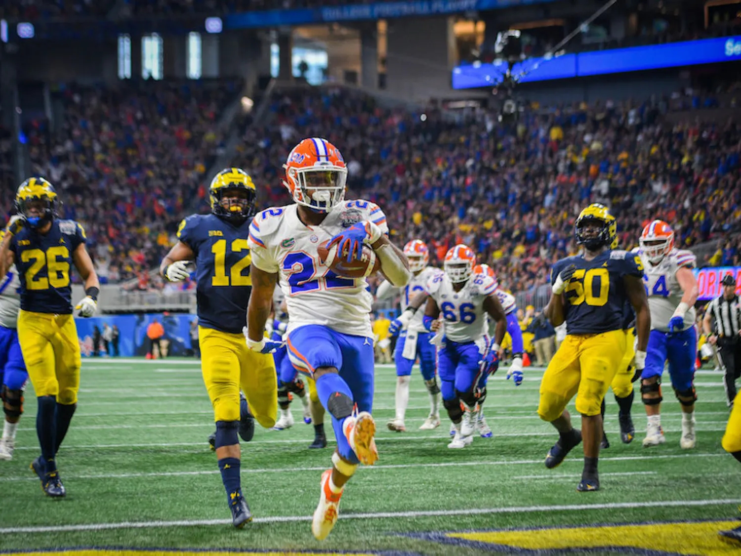 Florida running back Lamical Perine was the team's leading rusher last year with 826 yards, seven touchdowns and 6.2 yards per carry.
