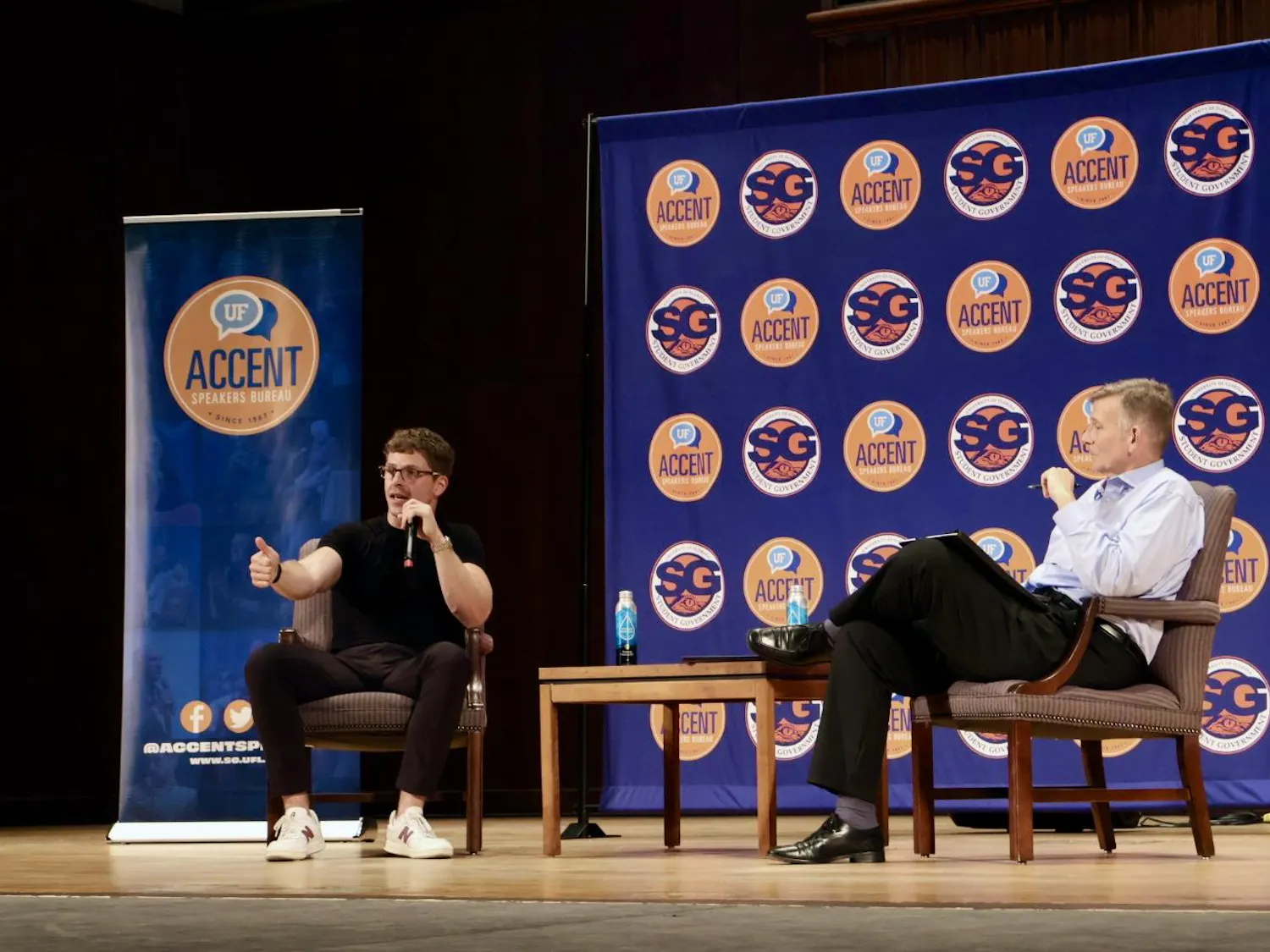 The University of Florida's ACCENT Speaker's Bureau welcomes Michael Smoak, Health and Performance Entrepreneur and founder of Higher Up Wellness, to speak to students, Wednesday, March 25, 2026, in Gainesville, Fla.