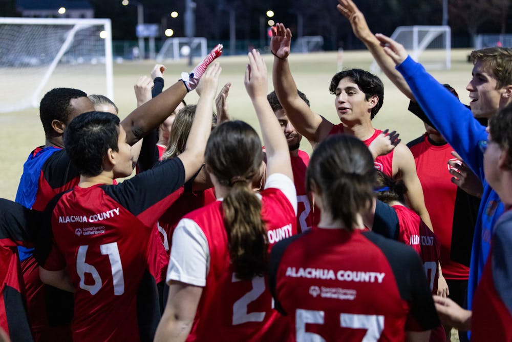 <p>UF Special Olympics had their first soccer intramural game on Monday, Jan. 27, 2025.</p>