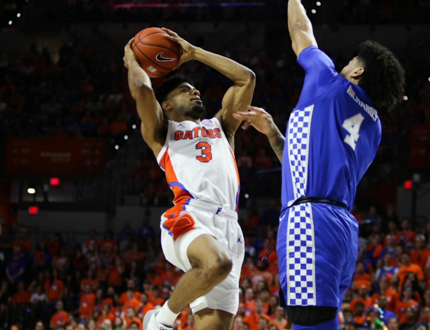 Senior guard Jalen Hudson's 11 points in the Gators' 65-54 loss to Kentucky were his highest total since Butler (Dec. 29) and the first time this year he'd reached double figures in SEC play.