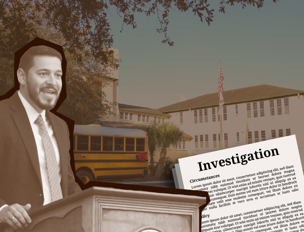 Florida Board of Education Commissioner Anastasios Kamoutsas wrote the Alachua County School Board allegedly violated the civil liberties of a parent.