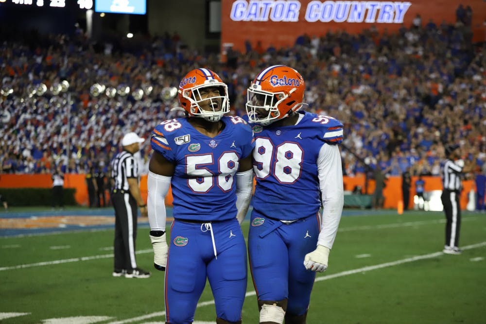 Jonathan Greenard (left) and Luke Ancrum